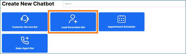 Select Lead Generation Chatbot